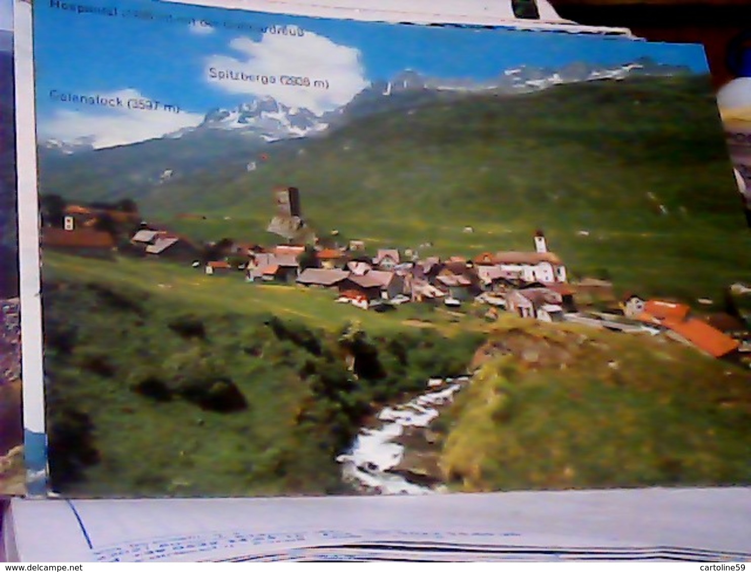 2 CARD SUISSE SVIZZERA SWITZERLAND URI  HOSPENTAL N1980 HJ3700 - Hospental