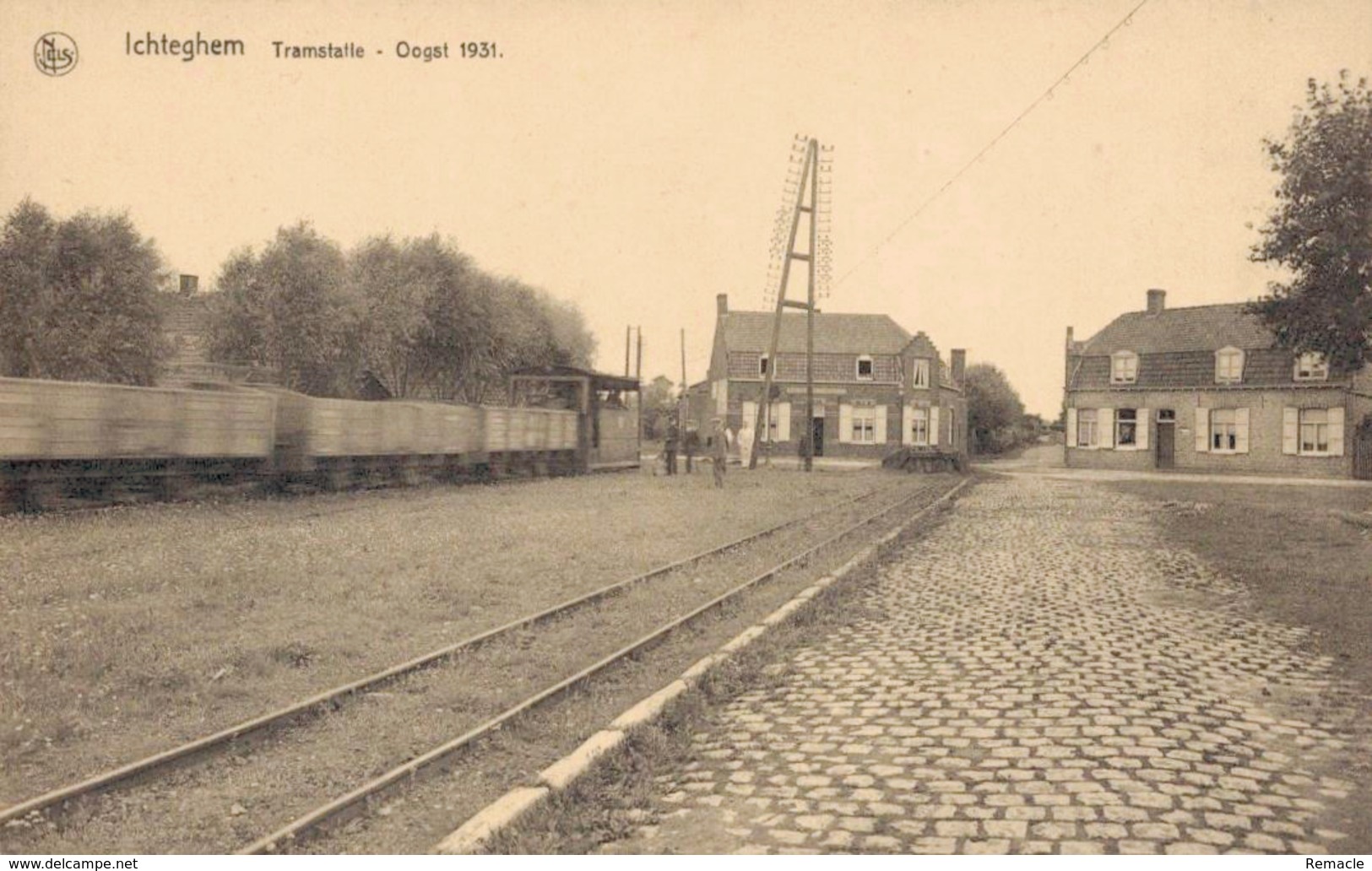 ICHTEGHEM Tramstatie - Oogst 1931 - Houthulst