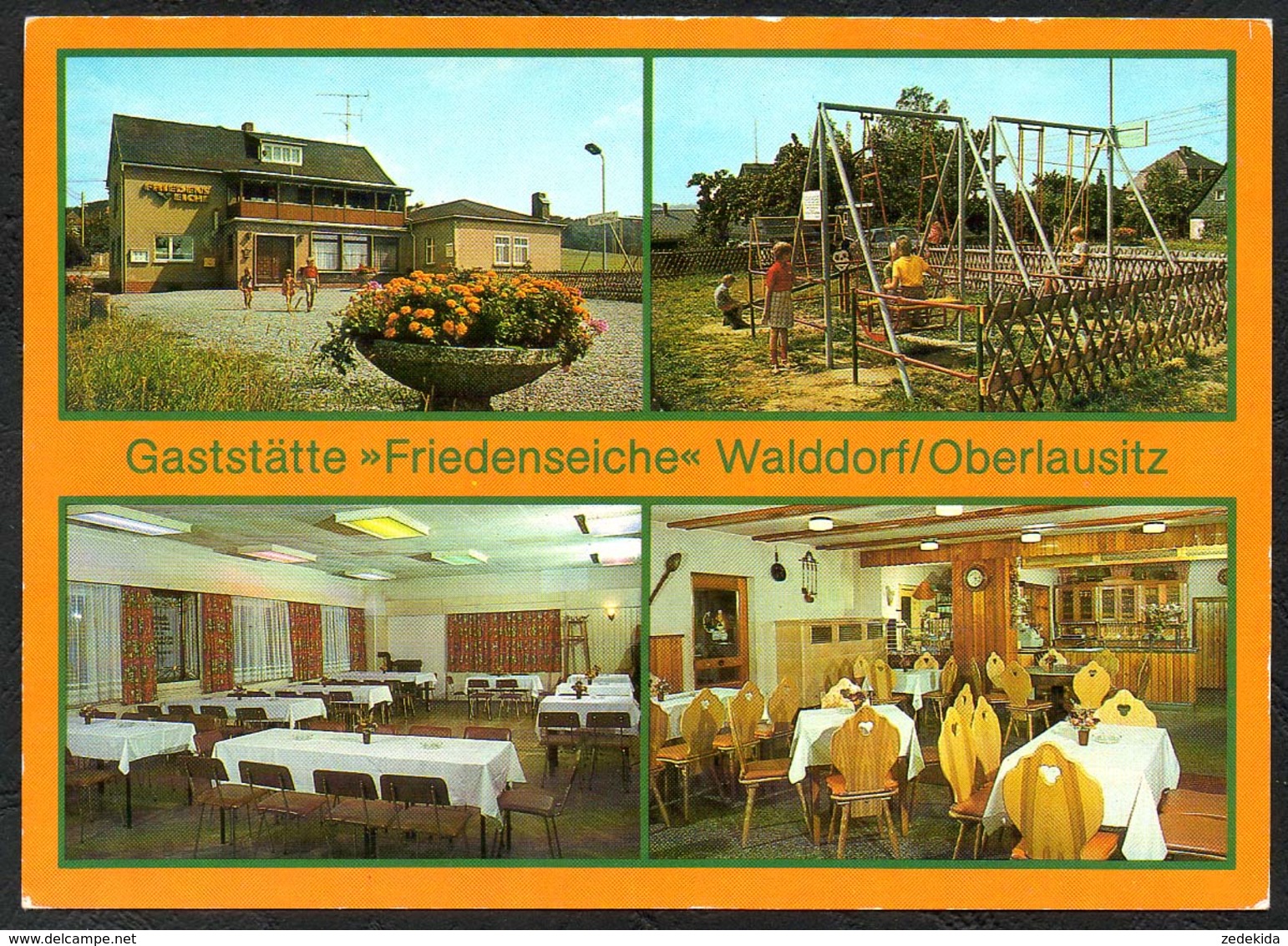 D2671 - Walddorf Kr. Löbau Gaststätte Friedenseiche Innenansicht - Bild Und Heimat Reichenbach - Loebau