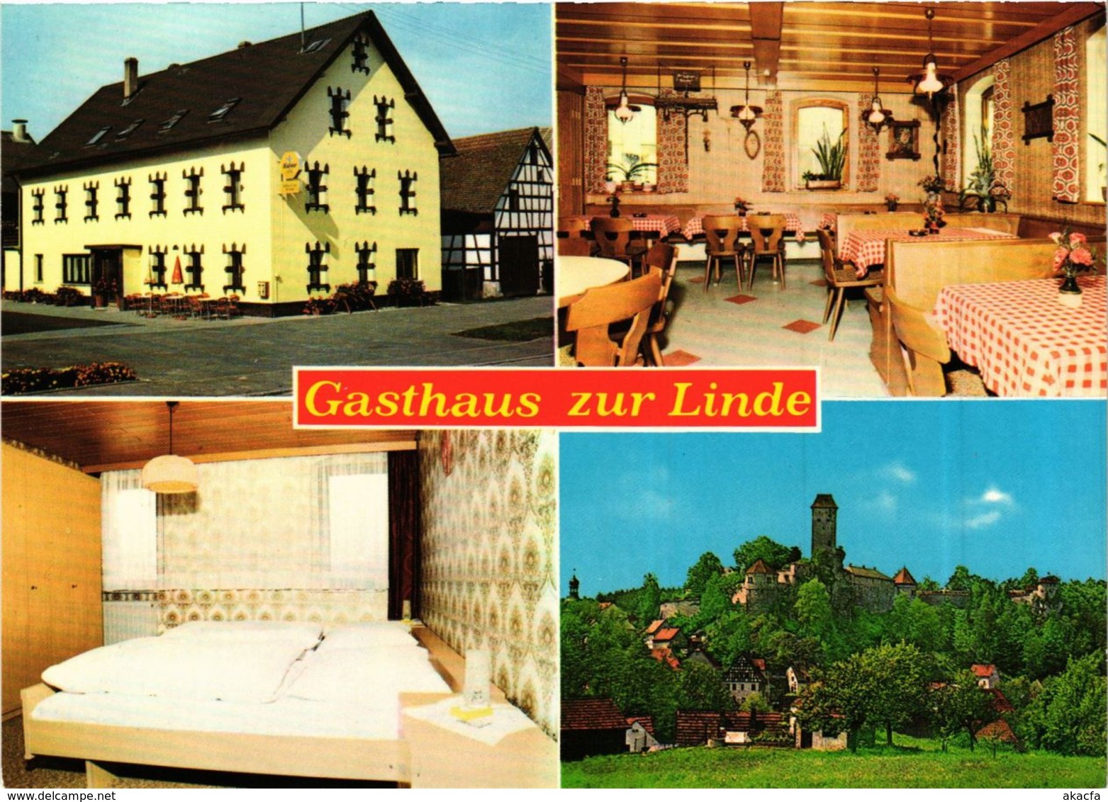CPM AK Neuhaus A. D. Pegnitz - Gasthaus Zur Linde - Modern Pc. GERMANY (919099) - Pegnitz