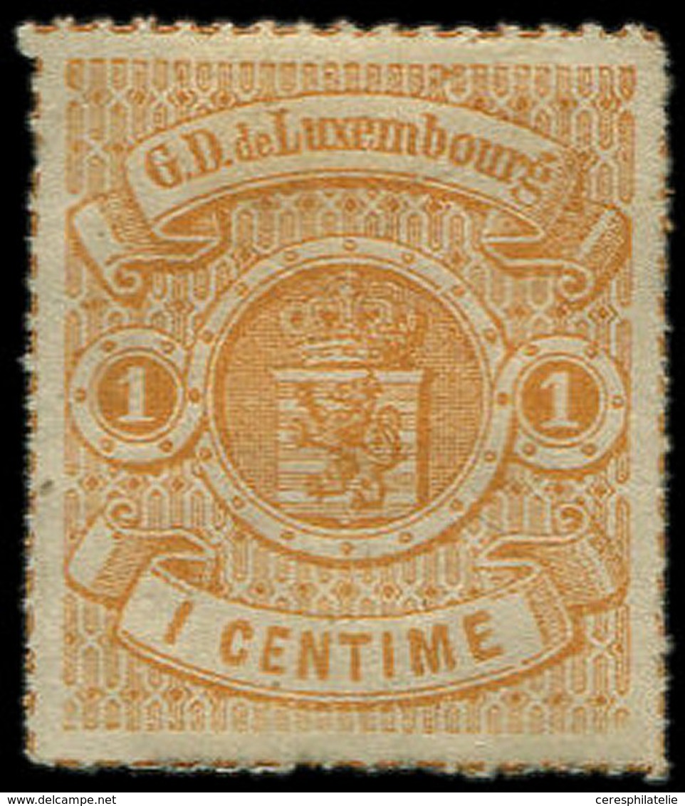 (*) LUXEMBOURG 16b : 1c. Orange, TB - 1852 William III