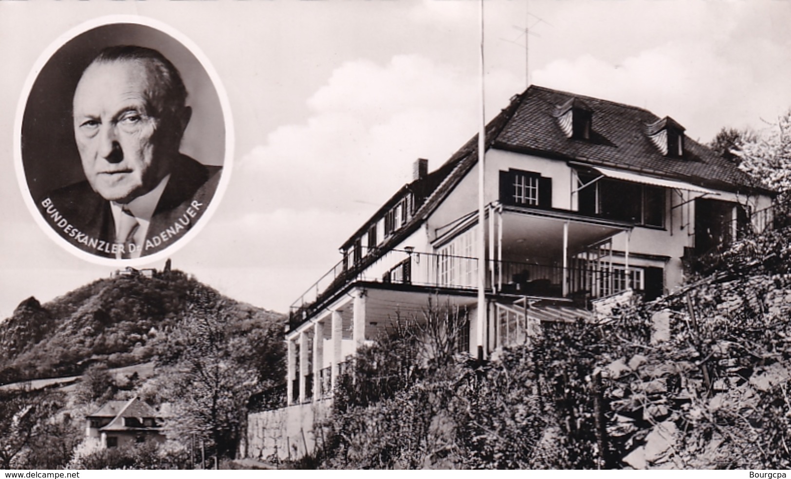 Rhöndorf A Rh Haus Adenauer Mit Blick Auf Den Drachenfels - Röhndorf