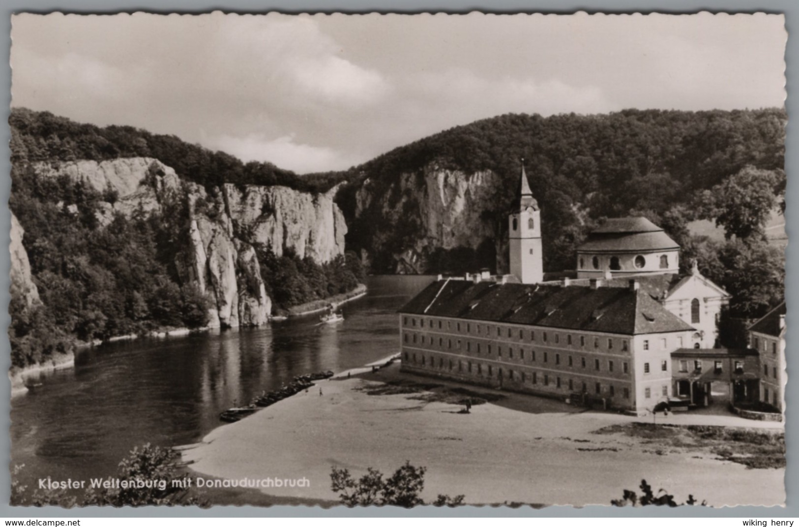 Kelheim - S/w Kloster Weltenburg Mit Donaudurchbruch 5 - Kelheim