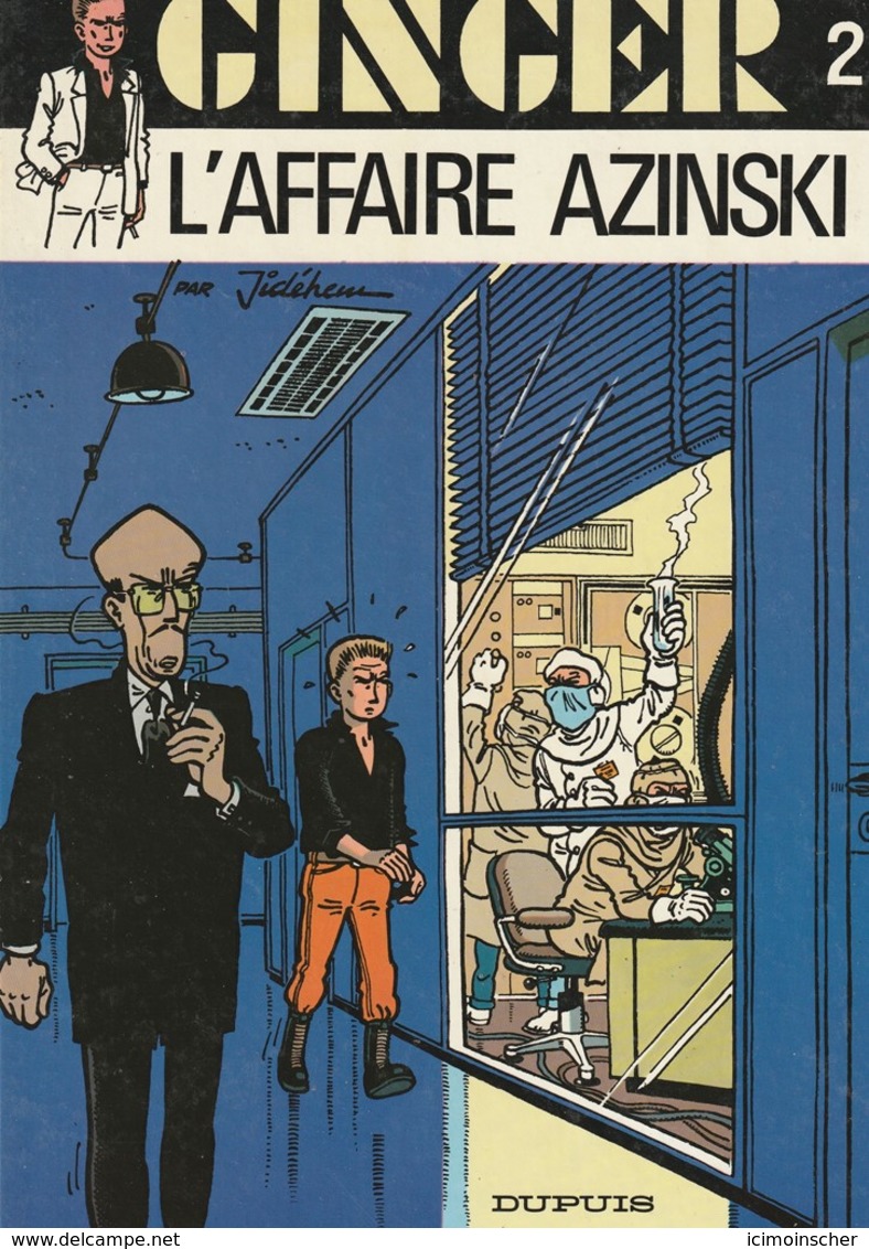 GINGER - L'AFFAIRE AZINSKI - édition Originale 1984 - Ginger