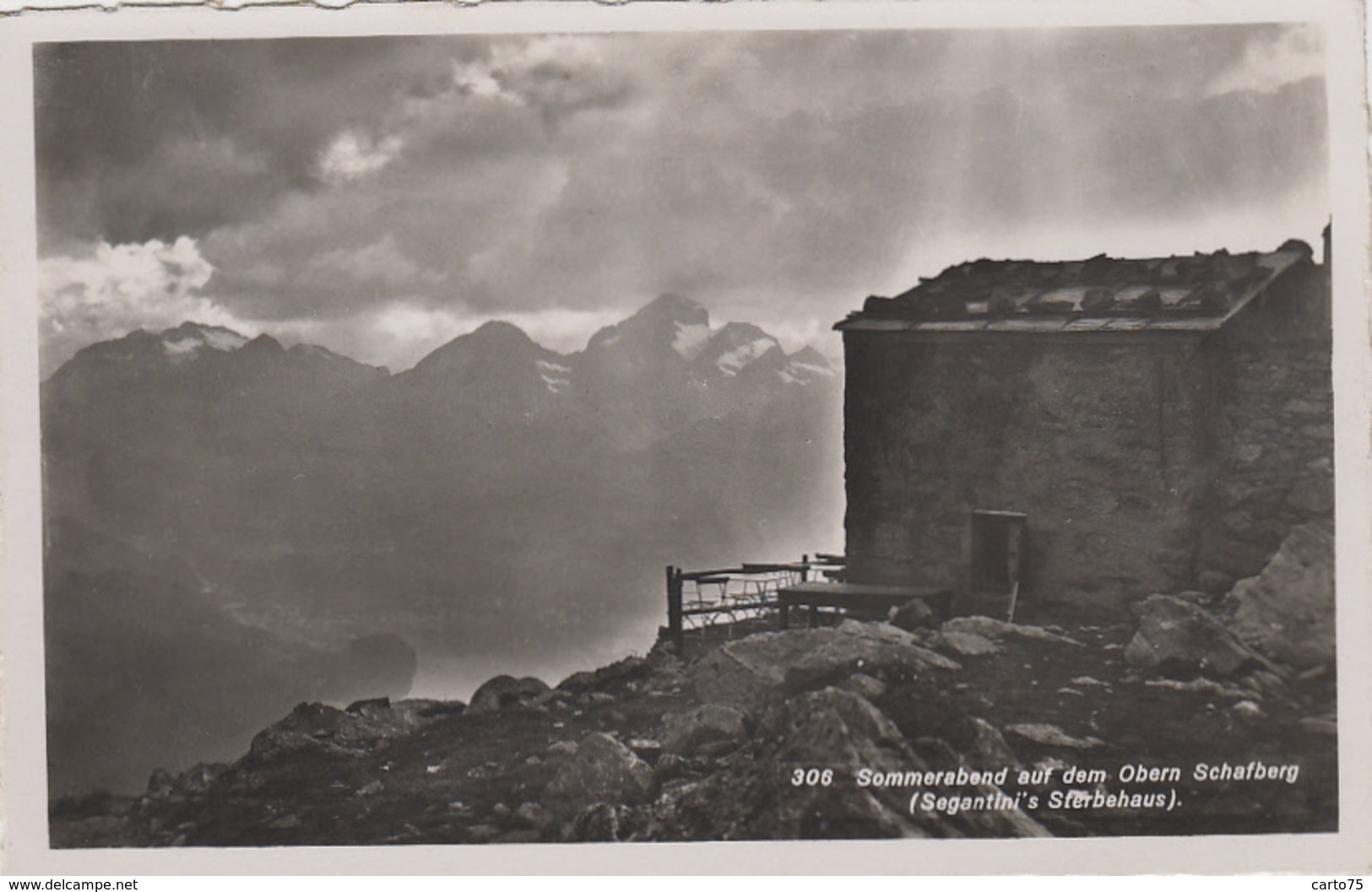 Suisse - Sommerabend Auf Dem Obern Schafberg - Segantini's Sterbehaus - Cachet "Segantini Hütte Pontresina" - Pontresina