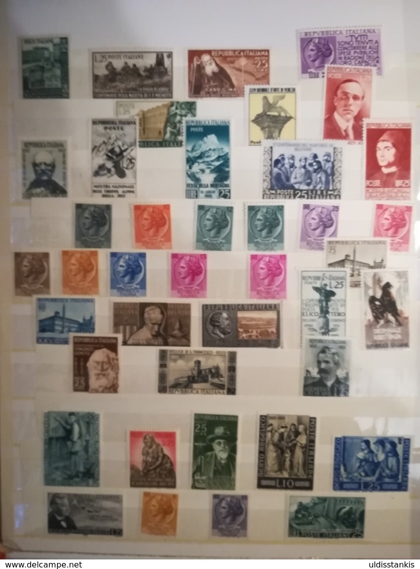 Italian stamp collection
