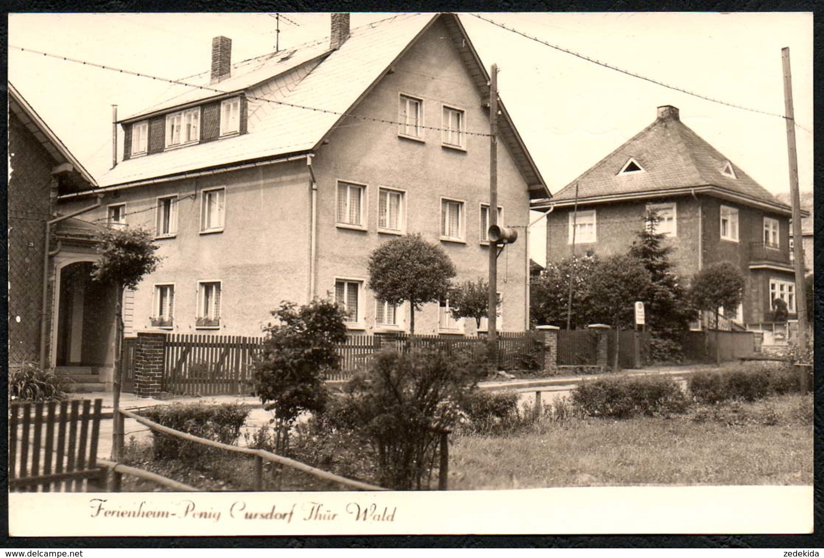 D2947 - Penig Cursdorf - Ferienheim Thüringer Wald - Photo Henkel Handabzug - Penig