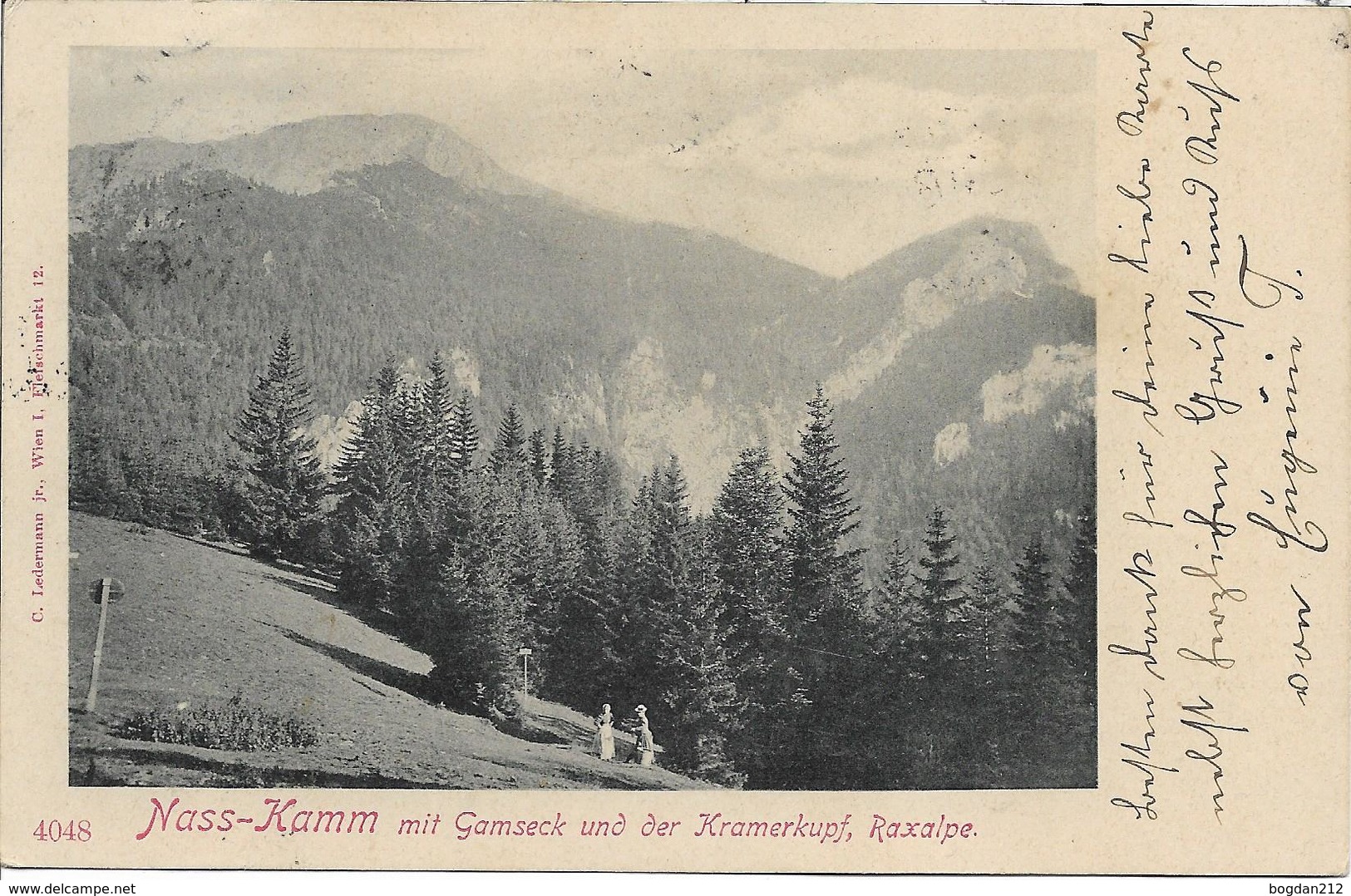 1902 - NASS KAMM , Gute Zustand, 2 Scan - Raxgebiet