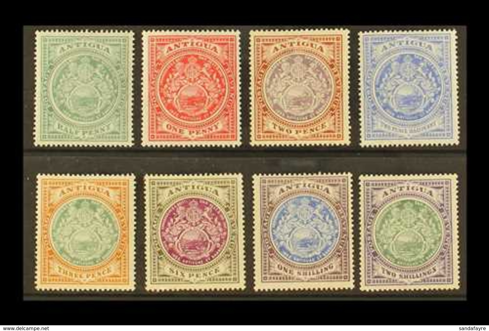 1908-17 Arms Defins, Wmk Mult. Crown CA, Complete Set, SG 41/50, Very Fine Mint (8 Stamps). For More Images, Please Visi - Altri & Non Classificati