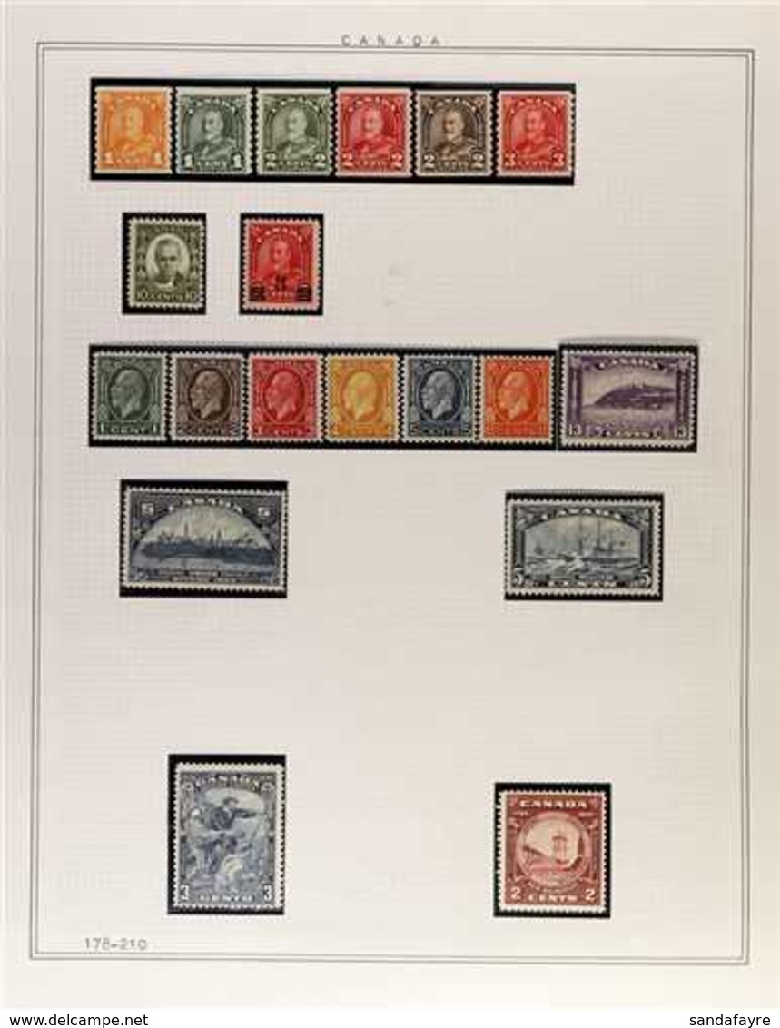 1927-1970 FINE MINT MOSTLY NEVER HINGED COLLECTION In Hingeless Mounts On Leaves, All Different, Includes 1927 Confedera - Altri & Non Classificati