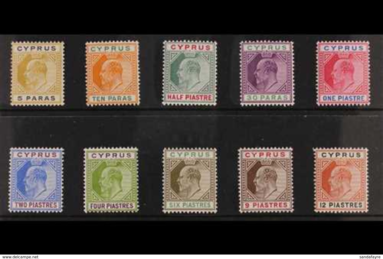 1904-10 KEVII Definitive MCA Wmk Set To 12pi, SG 60/69, Very Fine Mint. (10 Stamps) For More Images, Please Visit Http:/ - Altri & Non Classificati