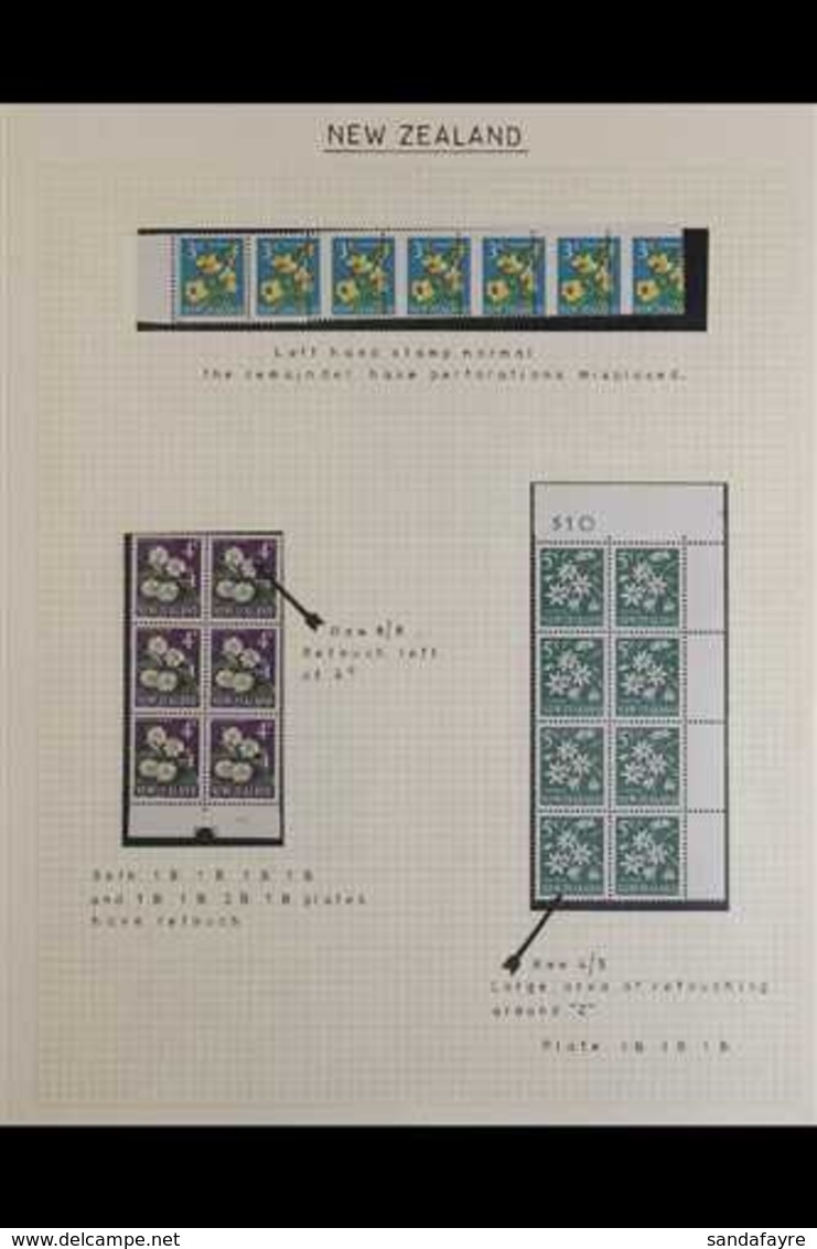 1960-1990'S IMPRESSIVE SPECIALIZED COLLECTION IN 4 VOLUMES. A Chiefly NEVER HINGED MINT Collection With A Degree Of Spec - Altri & Non Classificati