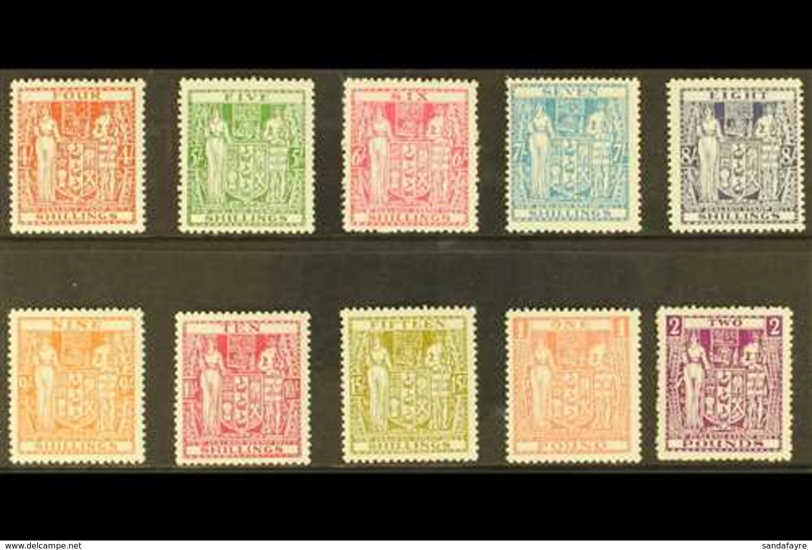 POSTAL FISCALS 1940-58 FINE MINT COLLECTION Presented On A Stock Card That Includes (Wmk Upright) Range With Most Values - Altri & Non Classificati