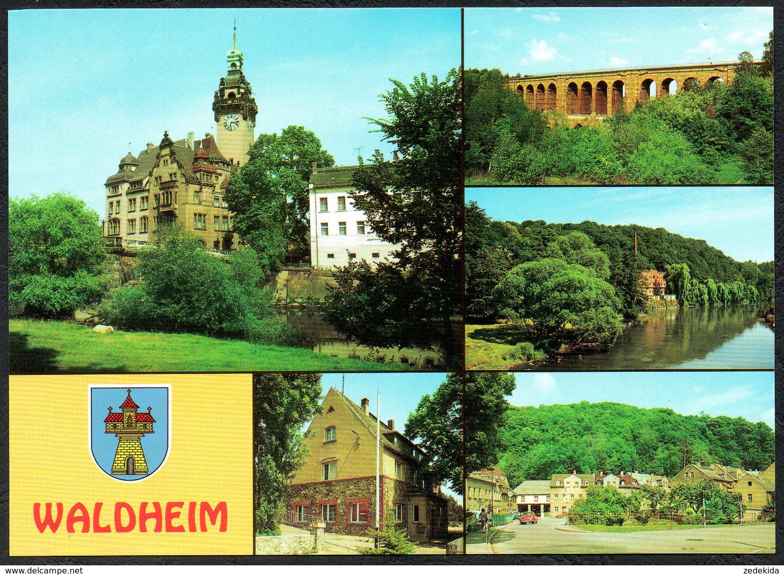 D3022 - TOP Waldheim - Bild Und Heimat Reichenbach - Qualitätskarte - Waldheim