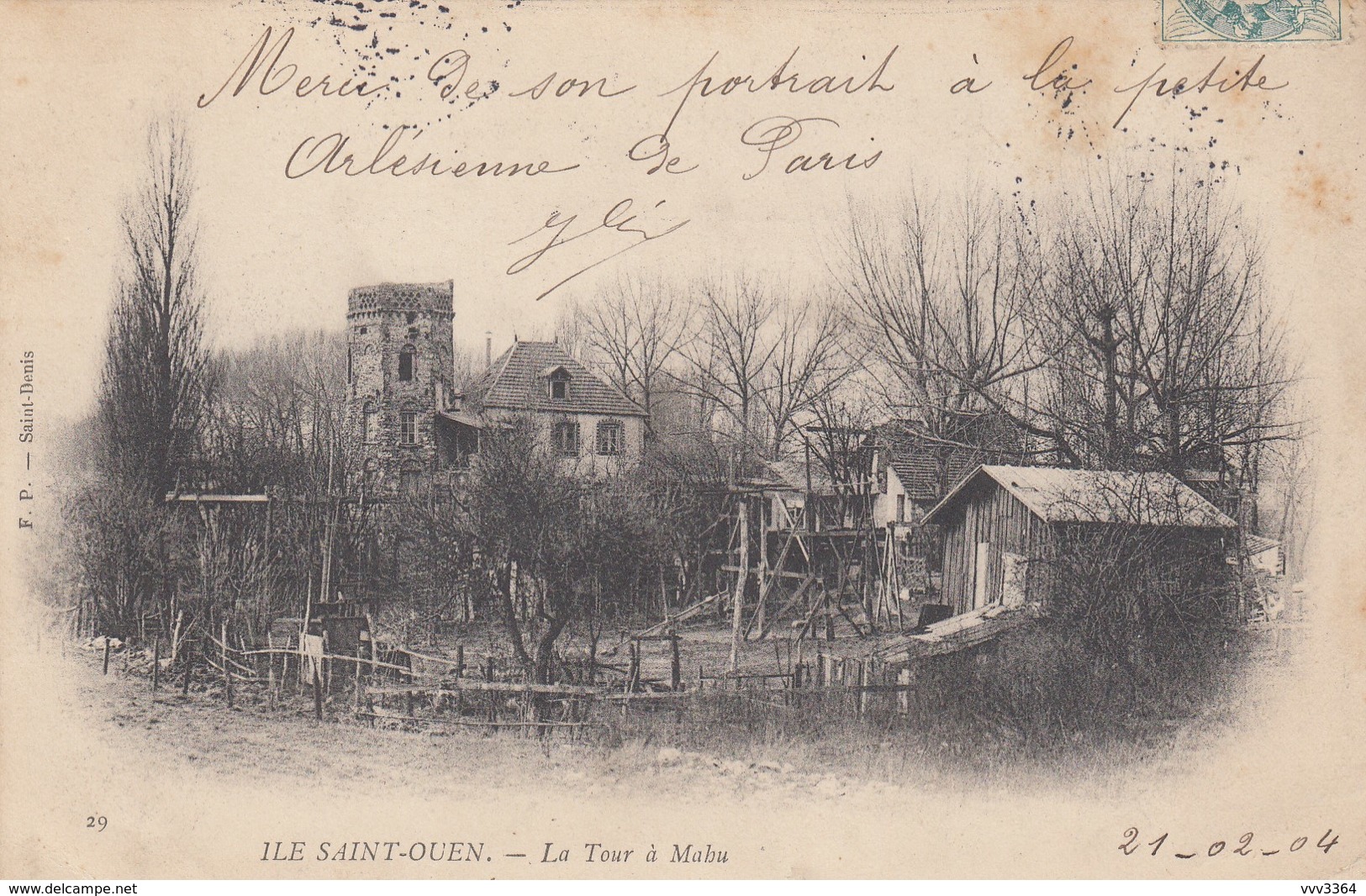 ILE SAINT-OUEN: La Tour à Mahu - L'Ile Saint Denis