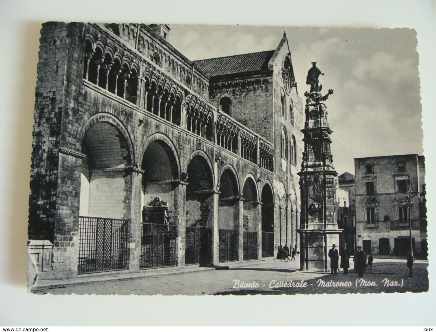 BITONTO  CATTEDRALE   PUGLIA   NON  VIAGGIATA  COME DA FOTO IMM. OPACA - Bitonto