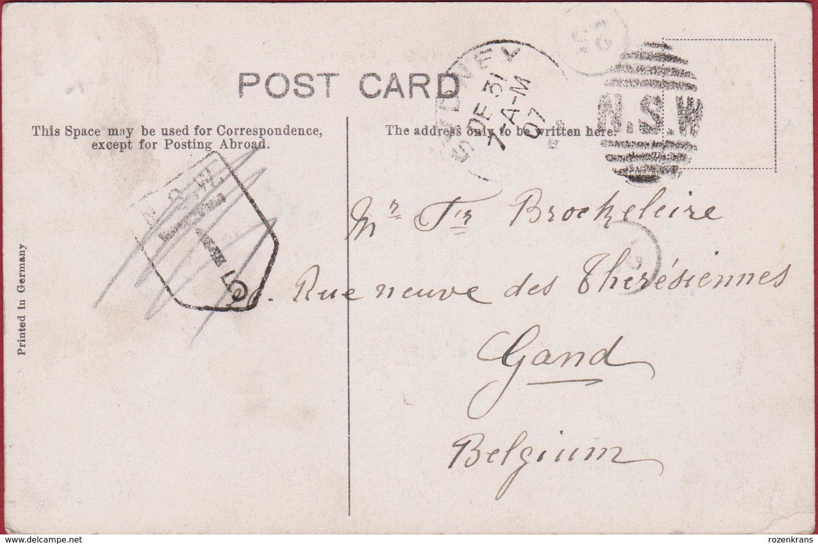 Australia Australie General Post Office 1907 CPA RARE Old Postcard (In Very Good Condition) - Sydney