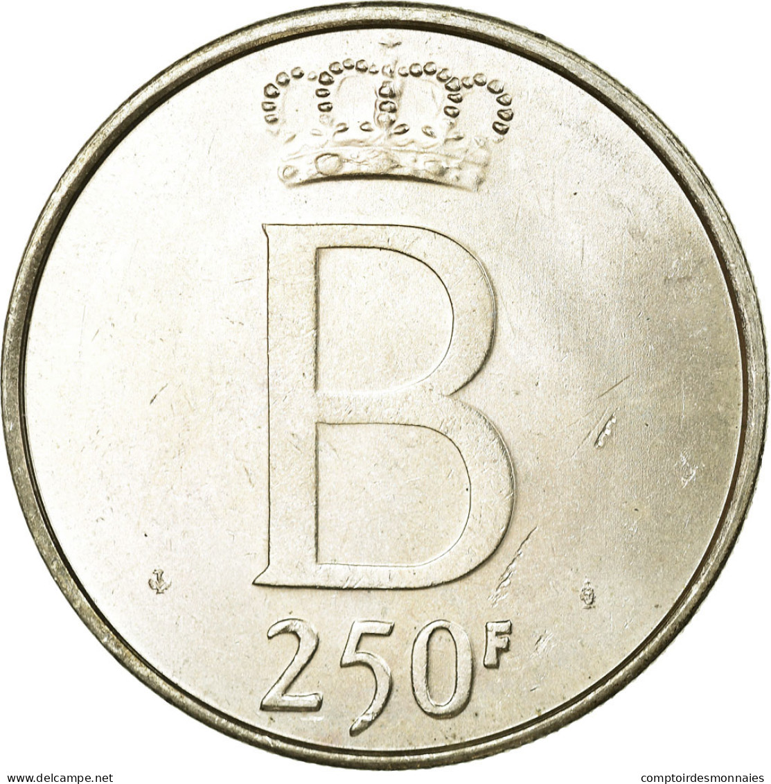 Belgique, 250 Francs, 250 Frank, 1976, SUP, Argent, KM:157.1 - 250 Francs