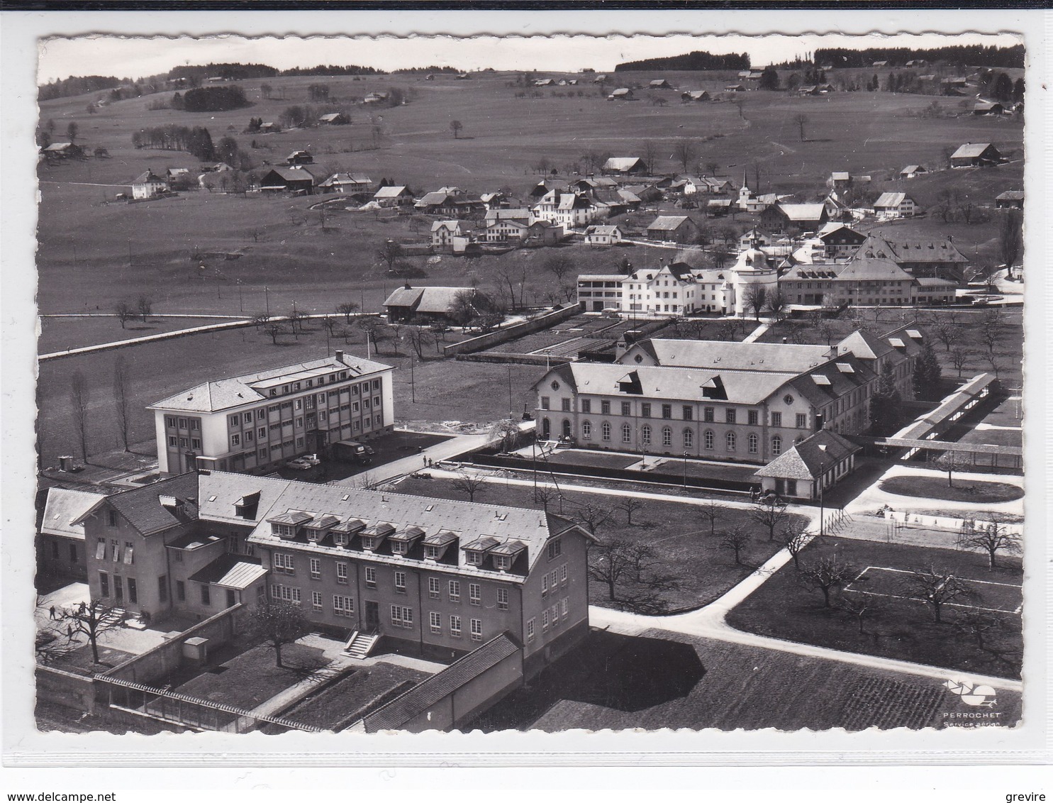 Marsens, Etablissements Et Village, Vue Aérienne - Marsens