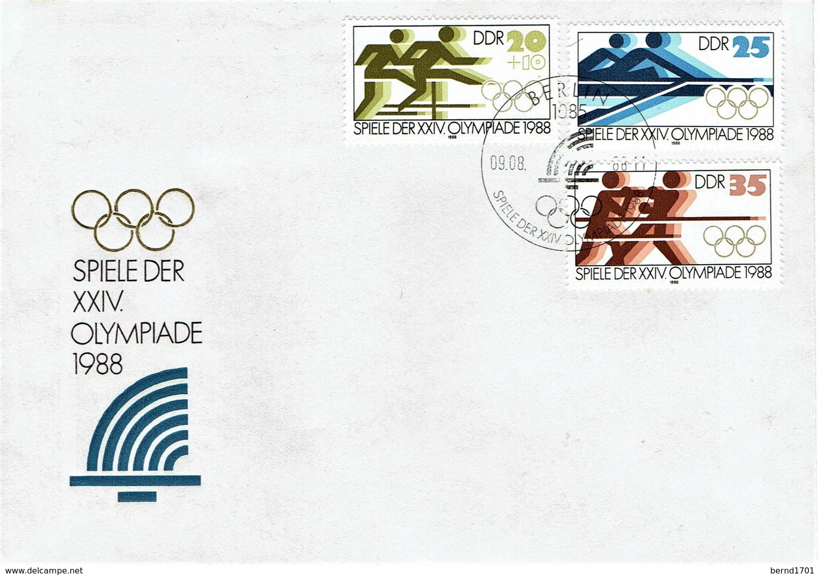 DDR / GDR - Mi-Nr 3185/3187 FDC (T900)- - 1981-1990