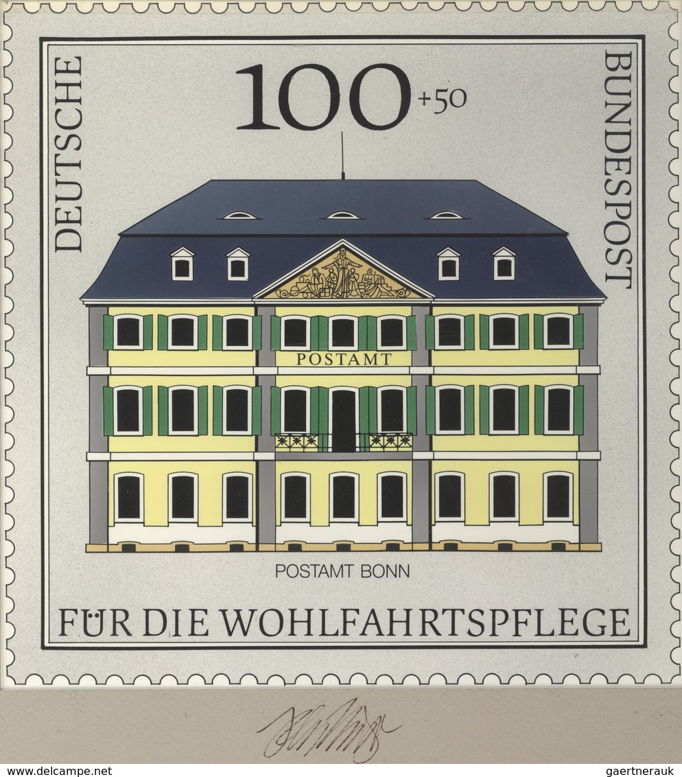 Bundesrepublik Deutschland: 1991, Nicht Angenommener Künstlerentwurf (21,5x21,5) Von Prof. H.Schilli - Andere & Zonder Classificatie