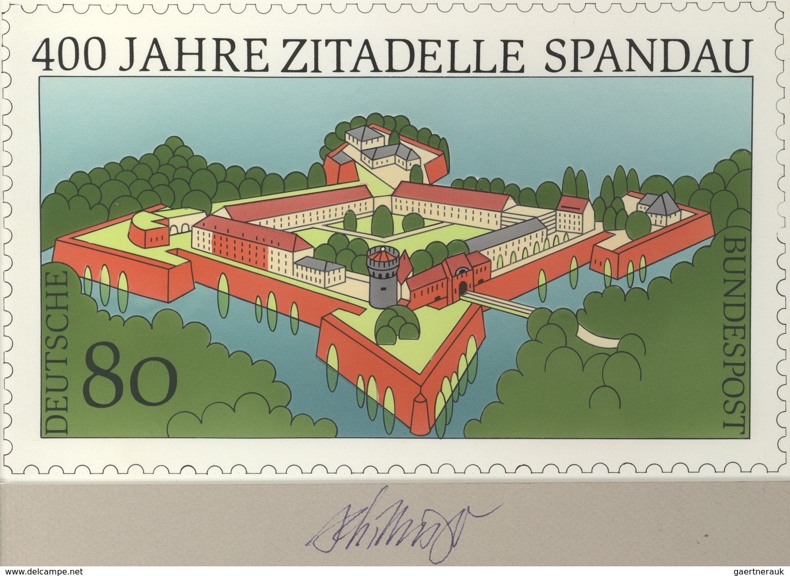 Bundesrepublik Deutschland: 1994, Nicht Angenommener Künstlerentwurf (26,5x16) Von Prof. H.Schilling - Andere & Zonder Classificatie