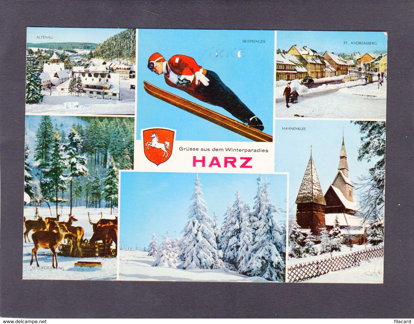 91136    Germania,  Grusse  Aus Dem  Winterparadies  Harz,  NV(scritta) - Harzgerode