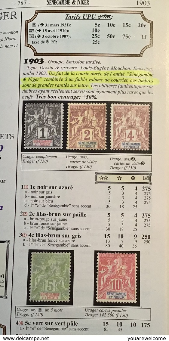 „MEDINE HT SENEGAL ET NIGER 1907“ Sur Type Groupe SÉNÉGAMBIE ET NIGER CPA Photo „Medine L‘ Ancien Fort“ (Soudan Lettre - Covers & Documents