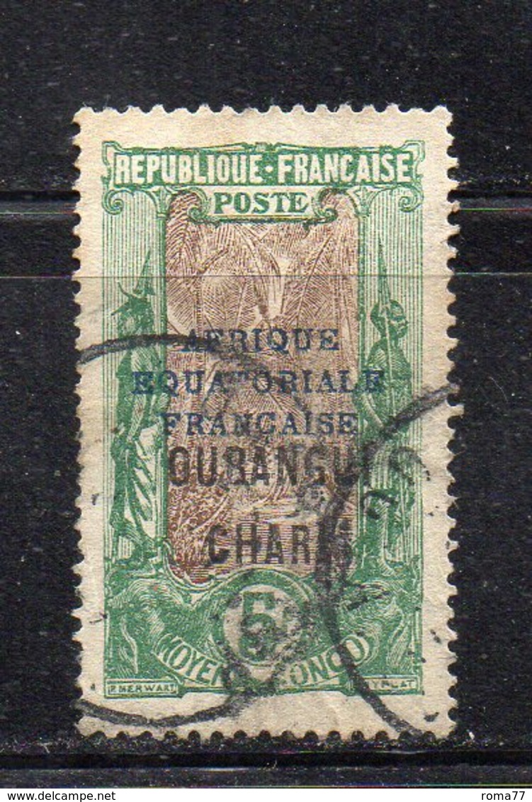 APR2881 - OUBANGUI-CHARI 1924 , 5 Fr Yvert N. 62 Usato (2380A) - Used Stamps