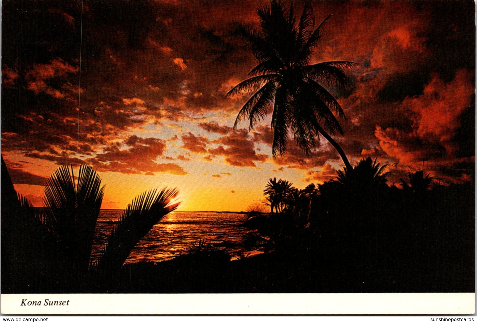 Hawaii Kailhua Beautiful Kona Sunset - Big Island Of Hawaii