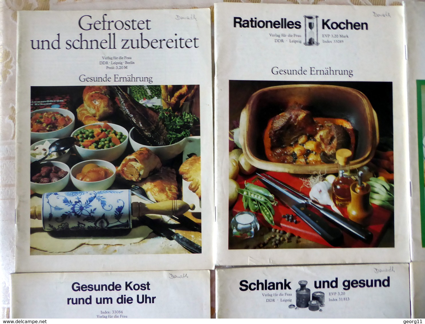 7 X Verlag Für Die Frau - DDR Zeitschriften Kochen - Gesunde Ernährung - Essen & Trinken