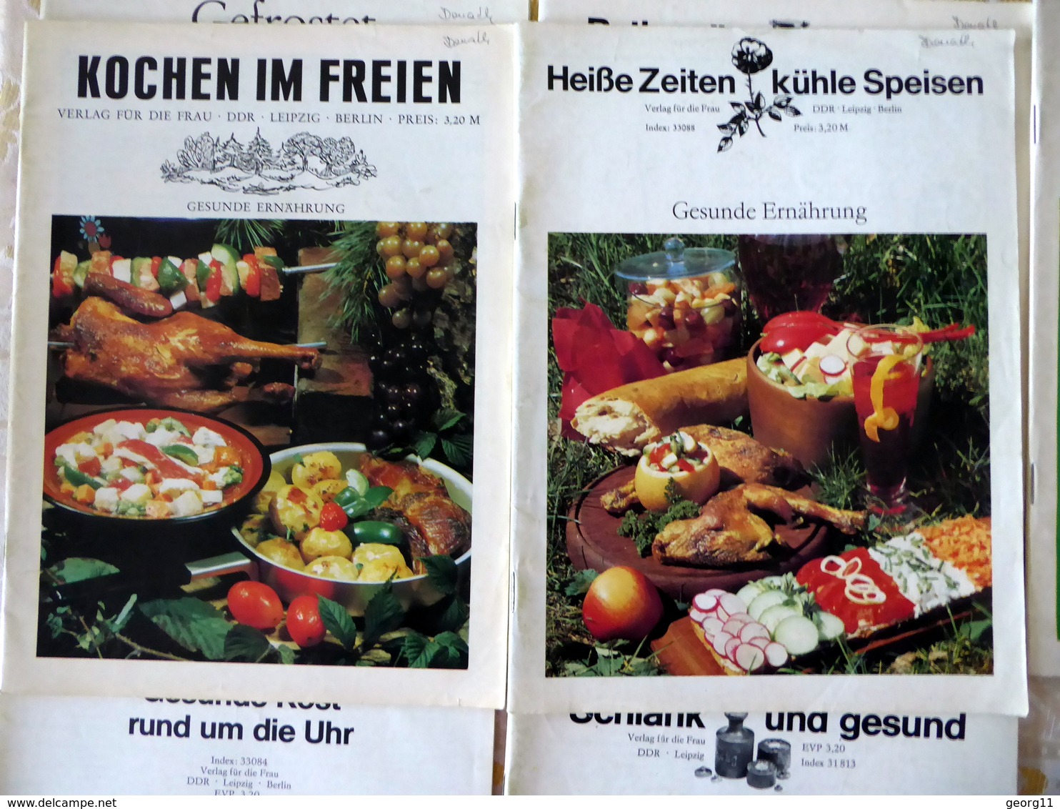 7 X Verlag Für Die Frau - DDR Zeitschriften Kochen - Gesunde Ernährung - Essen & Trinken