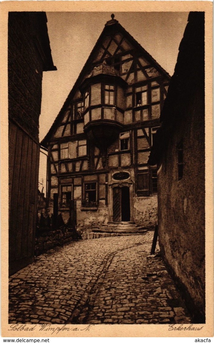 CPA AK Bad Wimpfen- Erkerhaus GERMANY (946013) - Bad Wimpfen