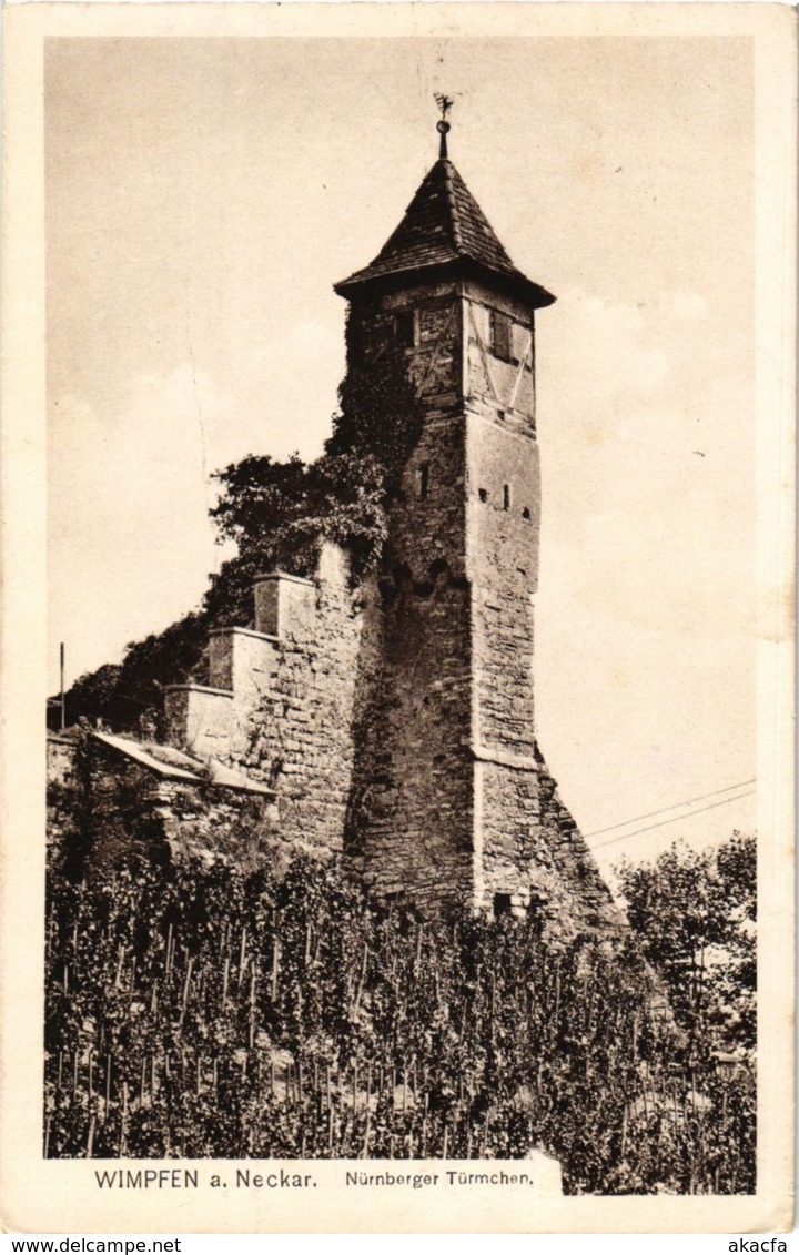 CPA AK Bad Wimpfen- Nurnberger Turmchen GERMANY (946036) - Bad Wimpfen