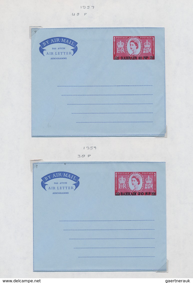 Alle Welt: 1943/80 Collection Of Ca. 160 Unused Airgrams Incl. Some Unused Forms, Represented Are Th - Collections (sans Albums)