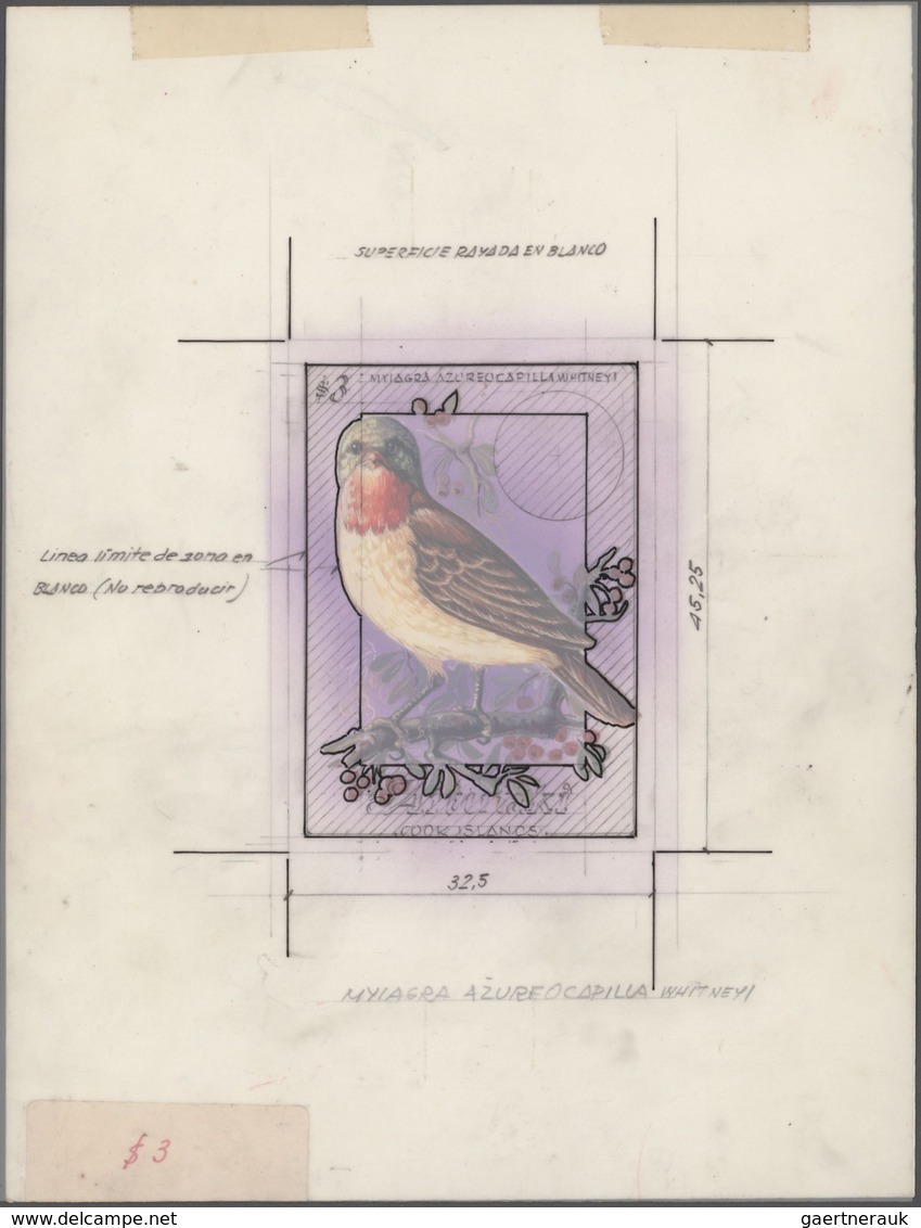 Thematik: Tiere-Vögel / Animals-birds: 1960's-80's Ca.: Hundreds Of Progressive Proofs Of Various "B - Autres & Non Classés