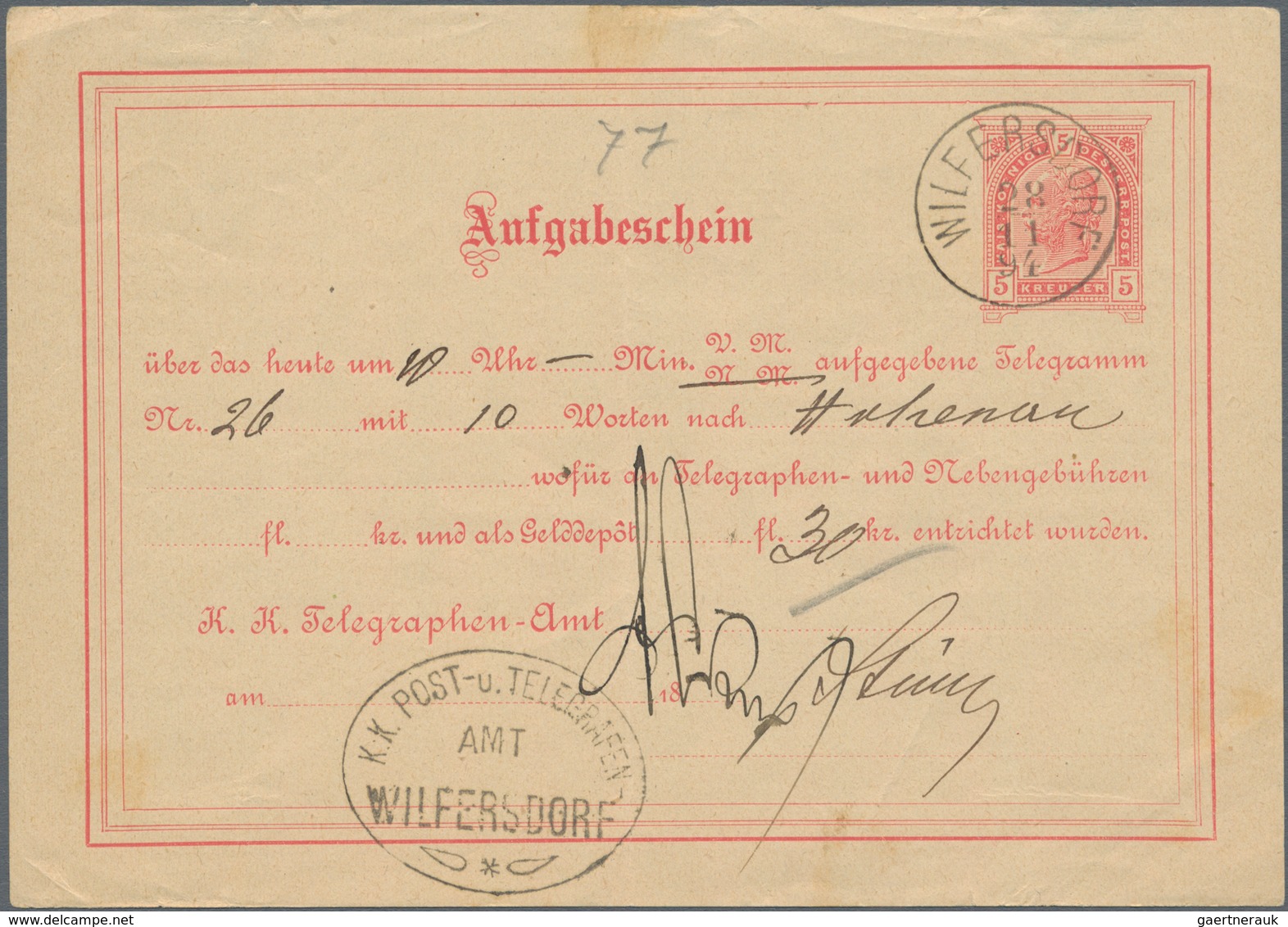 Österreich: 1860/1890 (ca.), Lot Von 20 Briefen Und Karten, Dabei Gebrauchte Ganzsachen (Umschläge, - Sammlungen