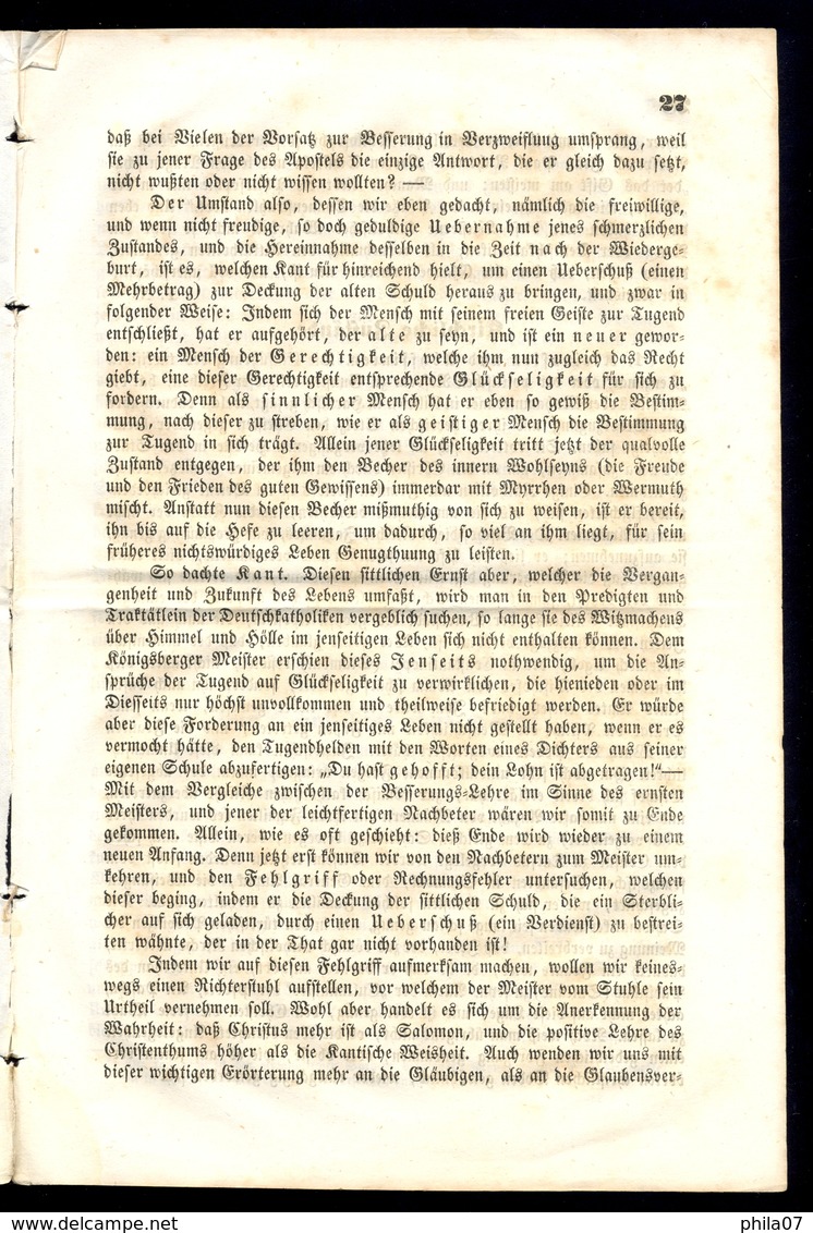 Austria, Croatia - Complete Newspaper Oeseterreichischer Volksfreund No. 4 From 1850 - Other & Unclassified