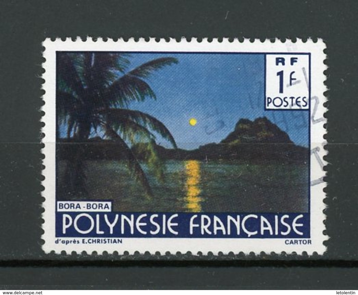 POLYNESIE - PAYSAGE - N° Yt 321 Obli. - Used Stamps