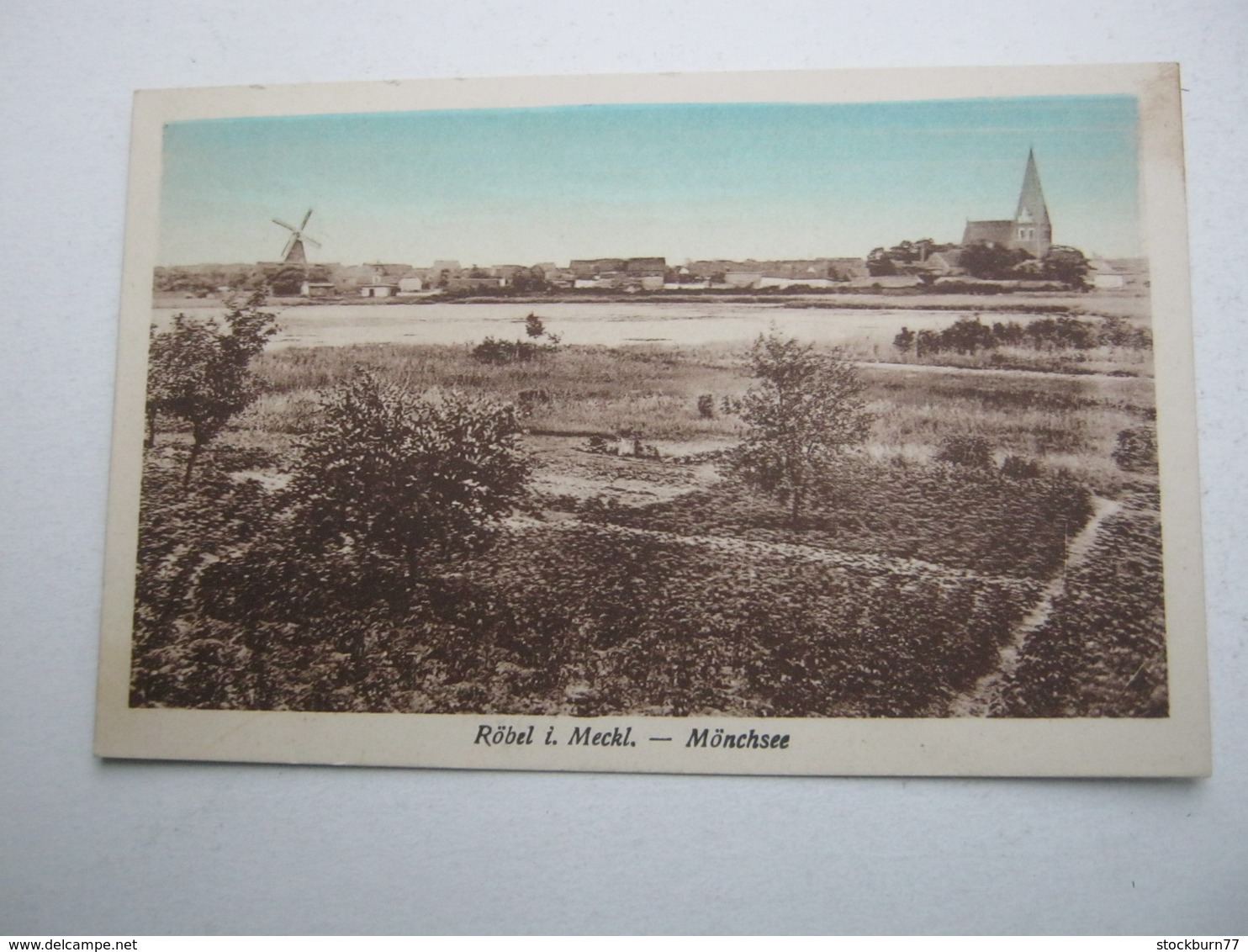RÖBEL , Windmühle , Seltene Karte Um 1934 - Röbel