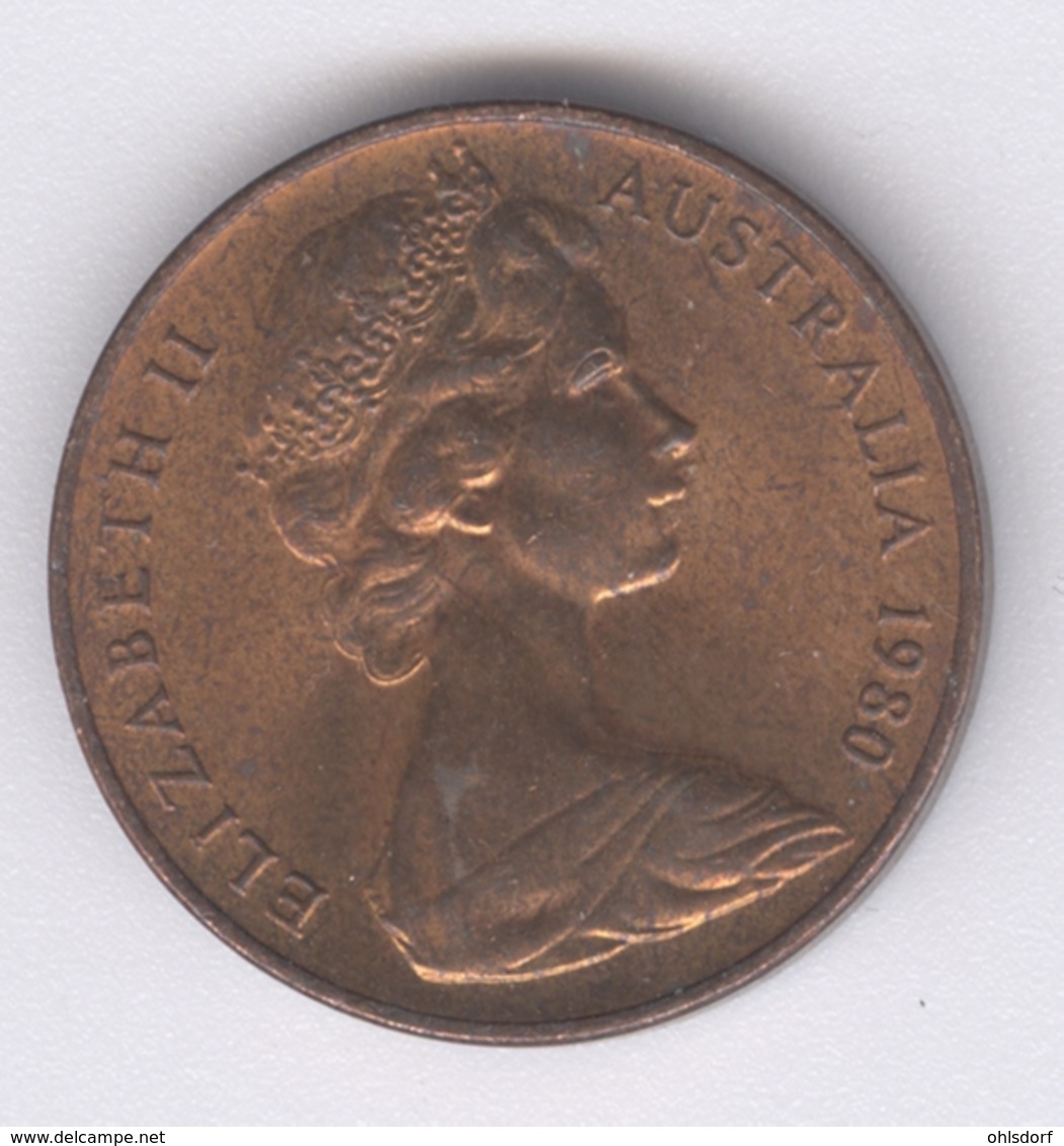 AUSTRALIA 1980: 2 Cents, KM 63 - 2 Cents