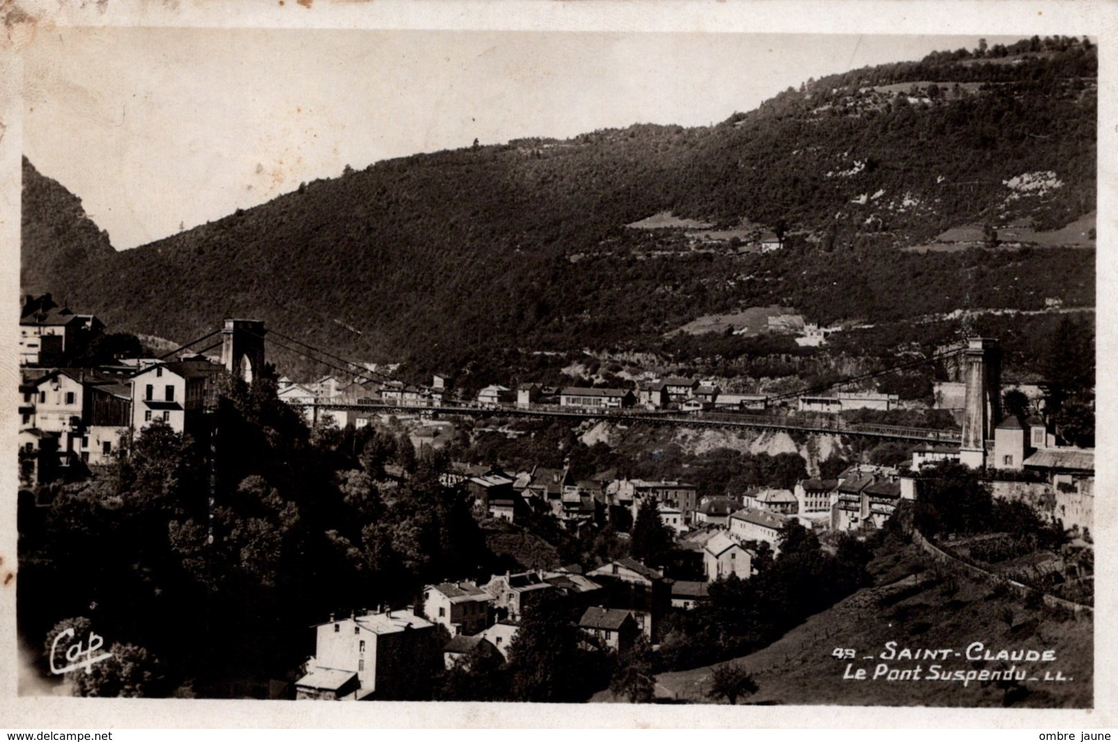 T6 - CPSM - JURA - LOT 6 Cartes Photo Saint Claude - Vue Générale Des - Tavaux