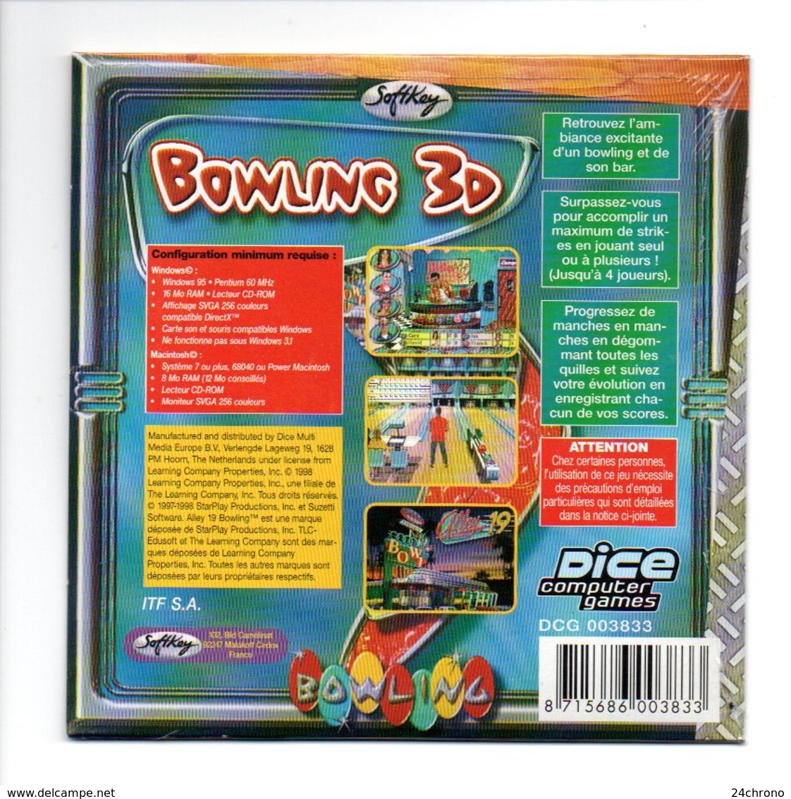 CD-ROM: Bowling 3D (20-355) - Bowling