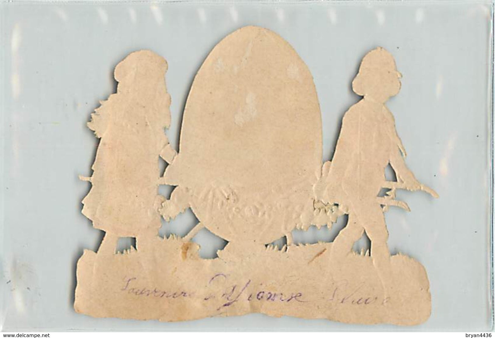 DECOUPIS GAUFFRE - MOTIF " PÂQUES " - Envergure Environ  (9 X 11 Cm).. - Motiv 'Ostern'