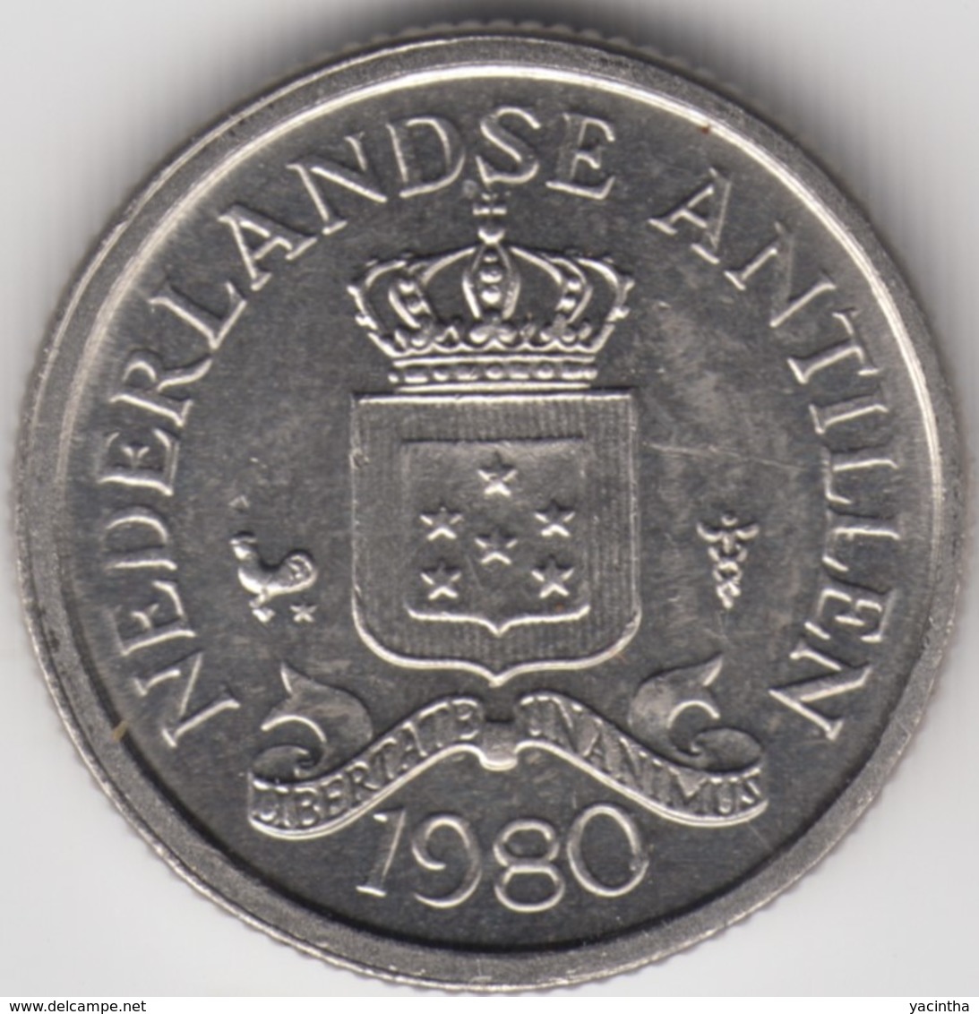 @Y@    Nederlandse Antillen   10  Cent  1980 ( 4661 ) - Antilles Néerlandaises