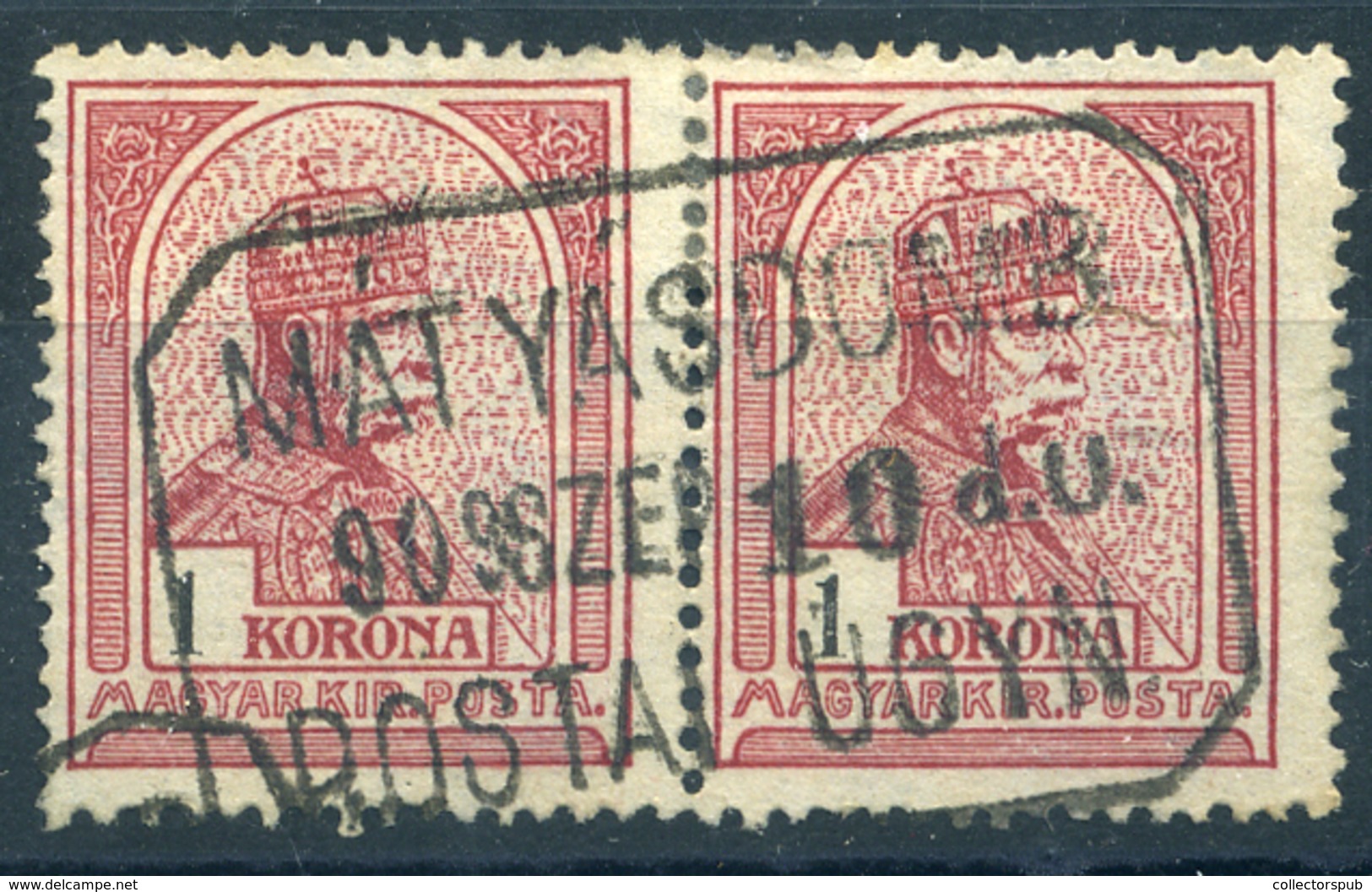 MÁTYÁSDOMB Ritka Postaügynökségi Bélyegzés - Used Stamps