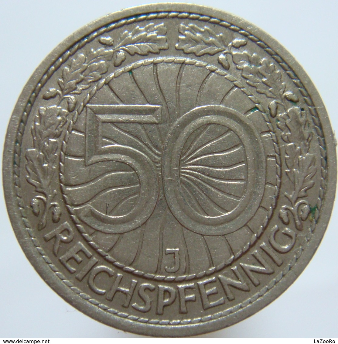 LaZooRo: Germany 50 Pfennig 1927 J XF - 50 Rentenpfennig & 50 Reichspfennig