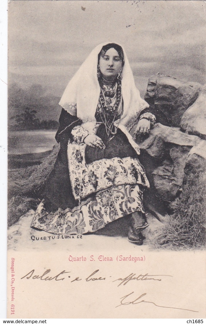 ITALIE SARDAIGNE : Jeune Femme De Quartu Sant'Elena - Quartu Sant'Elena