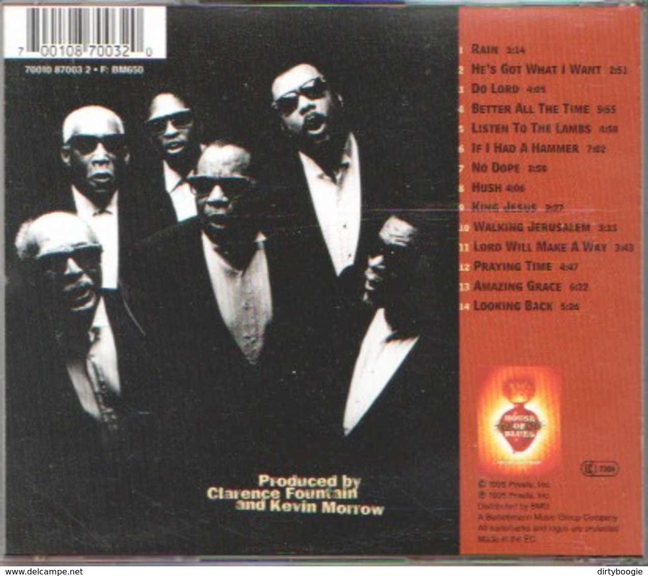 The BLIND BOYS OF ALABAMA - I Brought Him With Me - CD - GOSPEL - Gospel En Religie