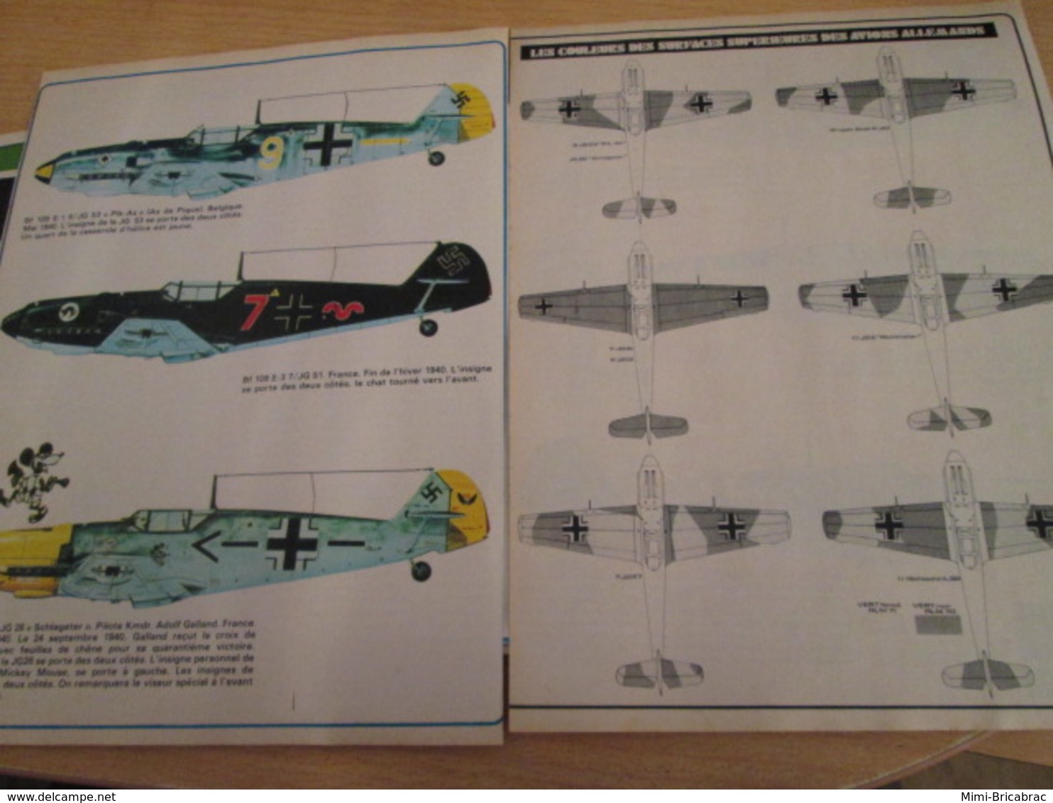 SPI2020 4 Pages Issues De SPIROU Années 80 /  LE MESSERSCHMITT 109E - France